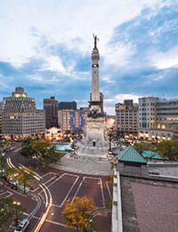 Monument Circle, Indianapolis, Indiana